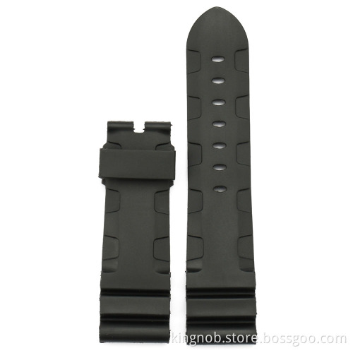 24mm/22mm soft rubber waterproof for apple 42mm silicone watch band